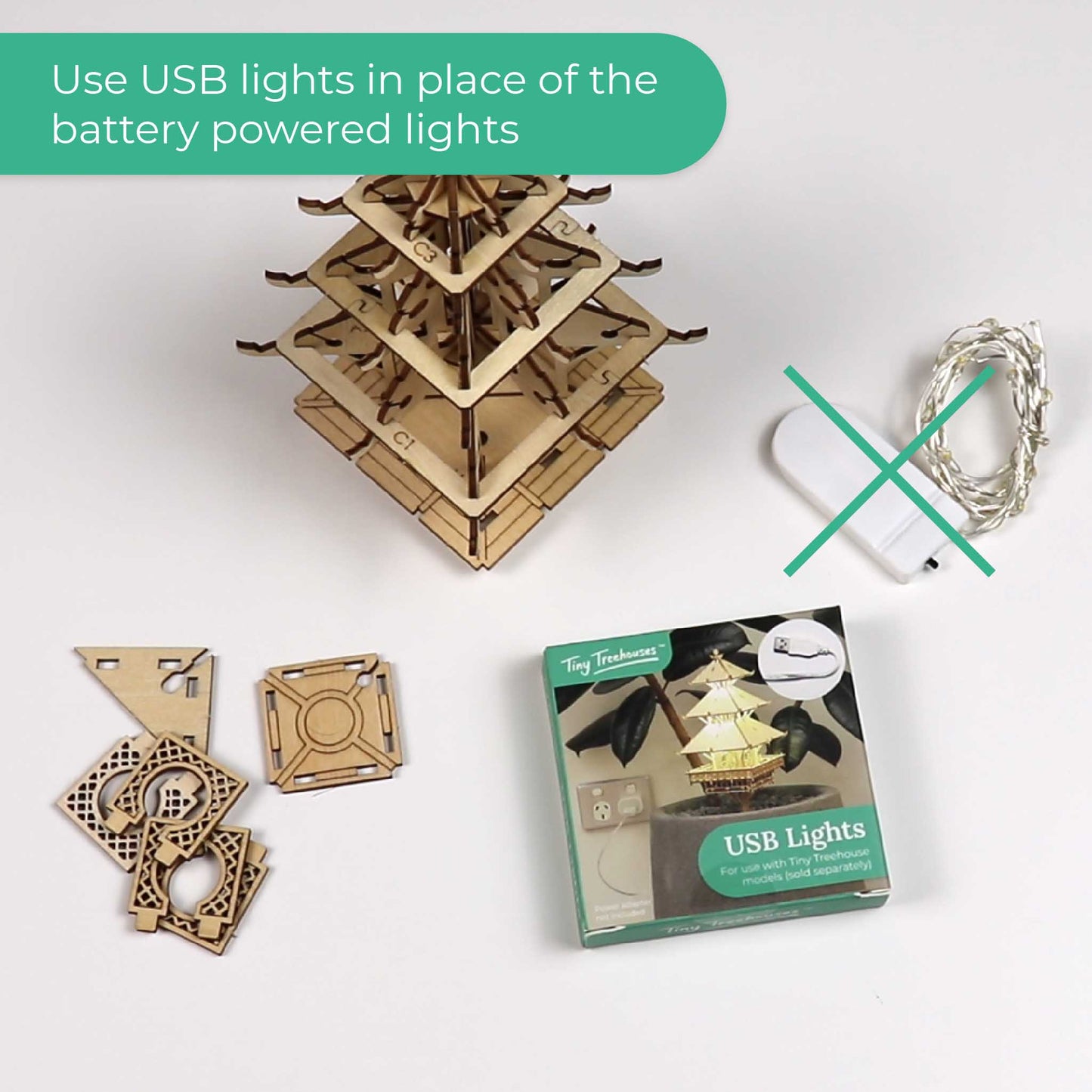 Tiny Treehouses - USB Lichtset